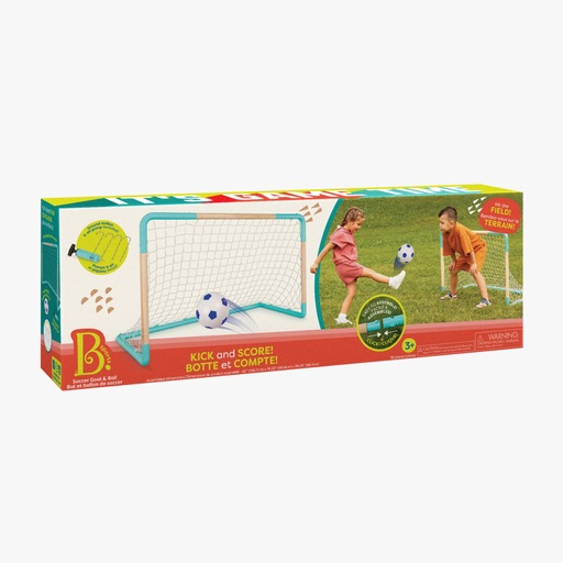 [062243487161] Arco De Futbol (Incluye Pelota E Inflador) B.Toys
