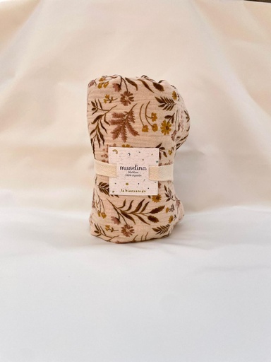 [LB04] Rebozo de muselina Silvestre La Bienvenida