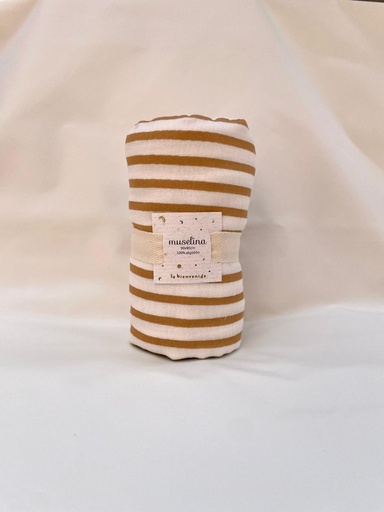 [LB06] Rebozo de muselina rayas La Bienvenida