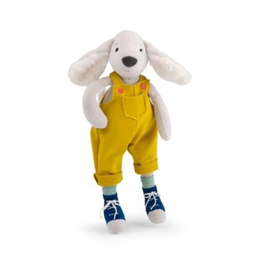 [684008] Muñeco Perro Pilou Amarillo Puce &amp; Pilou Moulin Roty