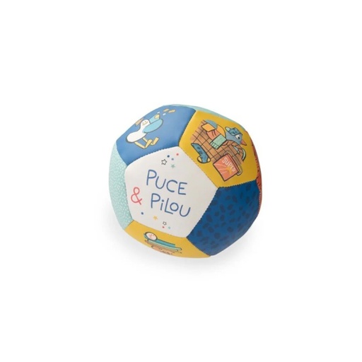 [684050] Pelota Suave Puce &amp; Pilou Moulin Roty