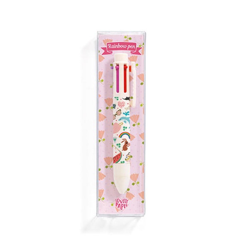 [DD03762] Tinou Rainbow Pen (6 Colors) Lovely Paper By Djeco