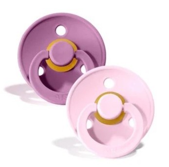 [110220] Colour 2 Pack Latex Size 1 Lavender/Baby Pi Bibs