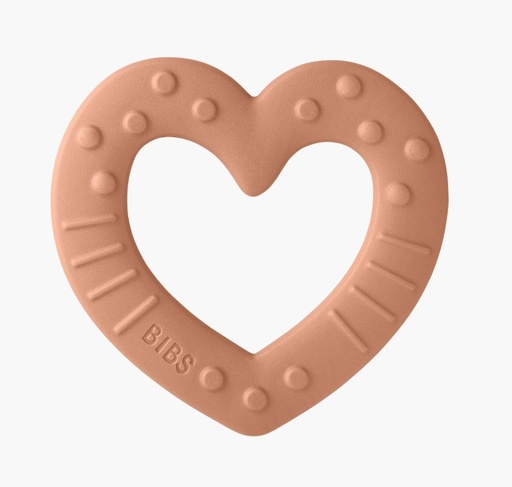 [3100265] Baby Bitie Heart Peach Bibs