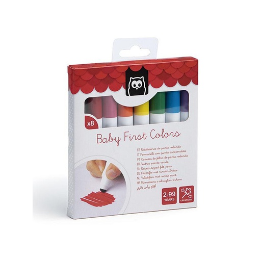 [8435404811631] Marcadores Baby First Colors - 8 pzas Eureka