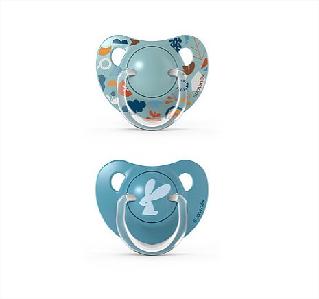[8426420073196] Chupete Anatómico 0-6M (X2Uds) Forest Celeste Suavinex